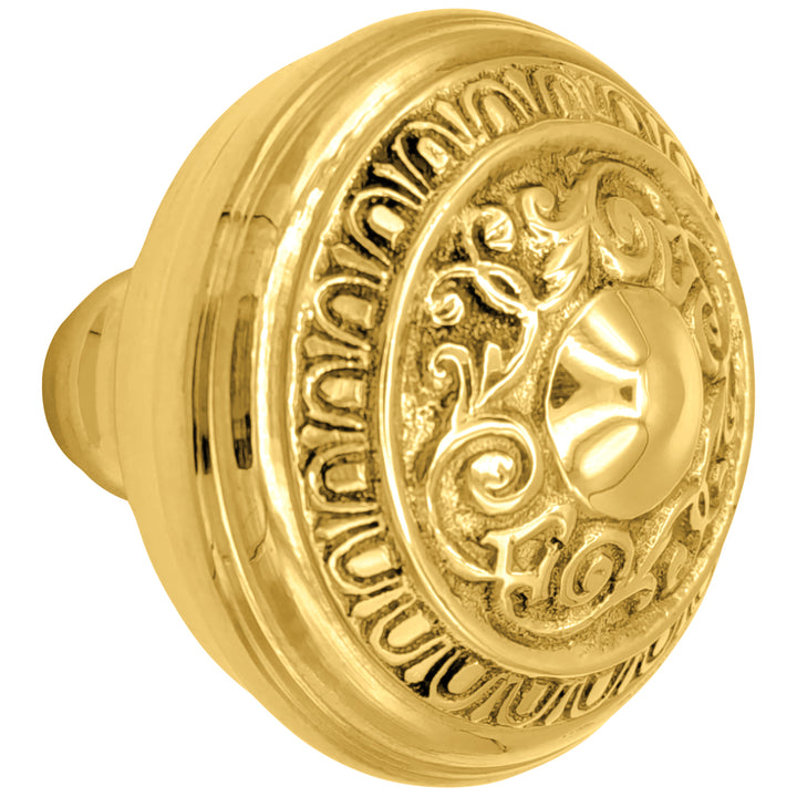 Egg & Dart Solid Brass Spare Door Knob Set (Several Finishes Available)