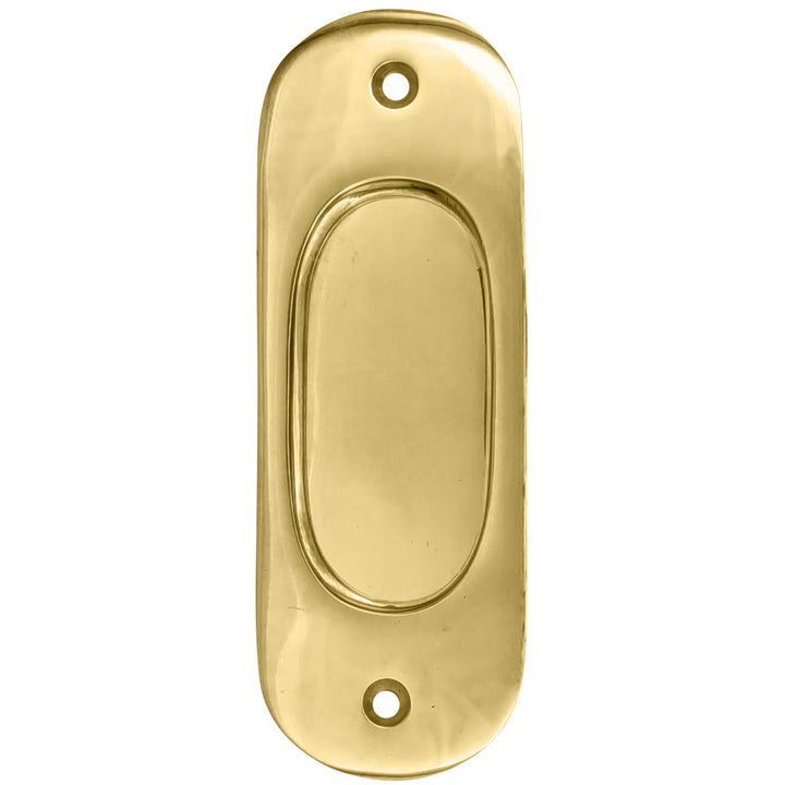 ##Antique Hardware## 5 Inch Traditional Oval Pocket Door Pull (Several Finishes Available)