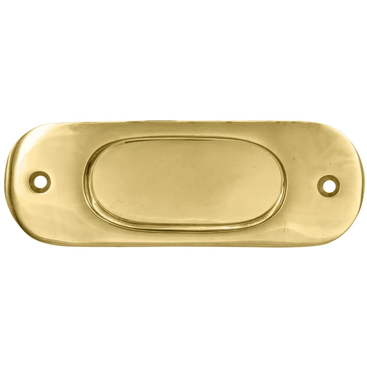 ##Antique Hardware## 5 Inch Solid Brass Traditional Style Oval Sash Pull (Several Finishes Available)