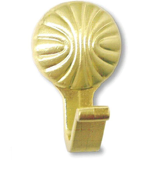 ##Antique Hardware## Coat Hook: Shell Shape