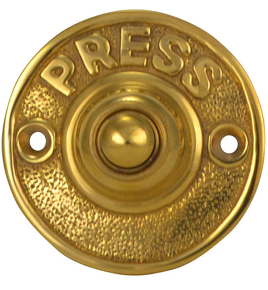 ##Antique Hardware## Classic American PRESS Doorbell Push Button  (Several Finishes Available)