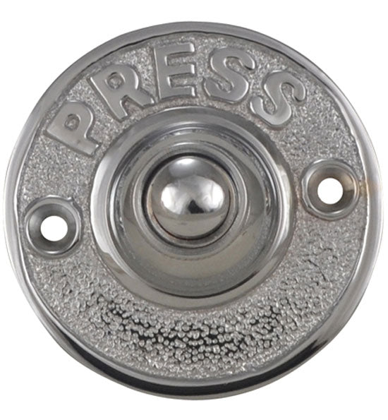 ##Antique Hardware## Classic American PRESS Doorbell Push Button  (Several Finishes Available)