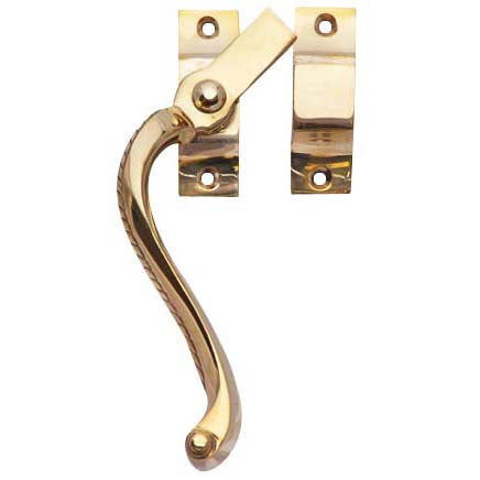 ##Antique Hardware## Georgian Rope Window Lock Left Hinge (Several Finishes Available)