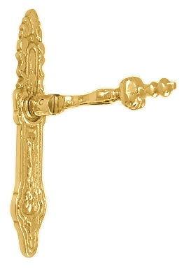 4 Inch Solid Brass Baroque / Rococo Drop Pull