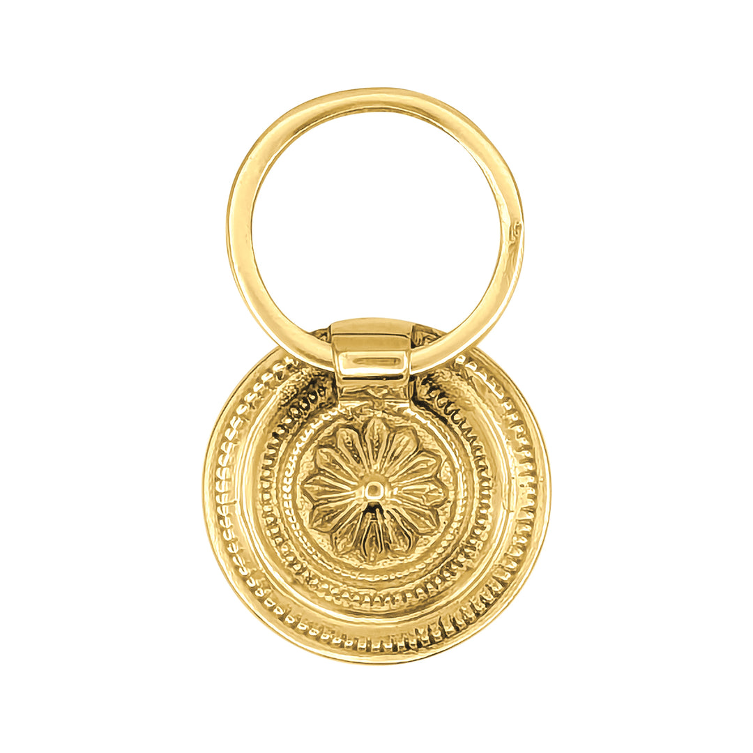 1 3/4 Inch Victorian Style Ring Pull (Several Finishes Available)