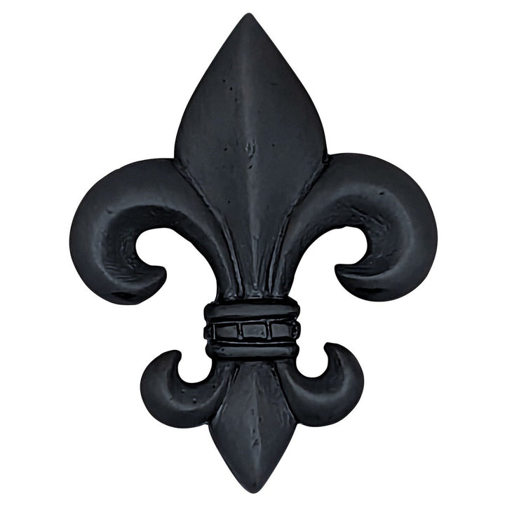 ##Antique Hardware## 2 5/8 Inch Large Oversized Antique Fleur de Lis Cabinet & Furniture Knob (Several Finishes Available)