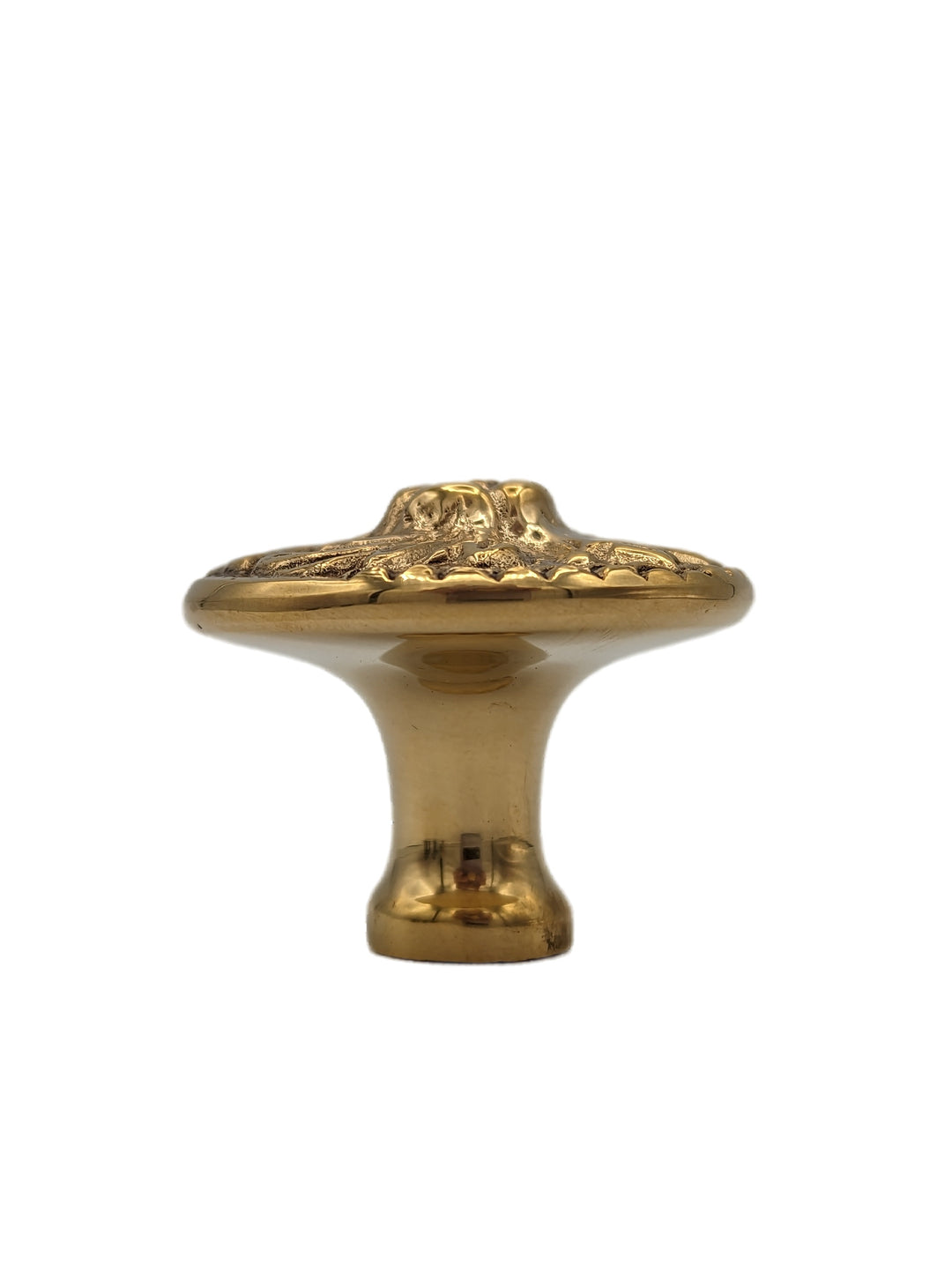 ##Antique Hardware## 1 1/2 Inch Solid Brass Designer Rococo Cabinet Knob (Several Finishes Available)