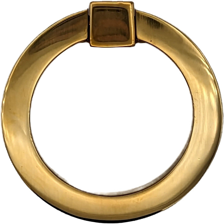 ##Antique Hardware## 3 Inch Mission Style Solid Brass Drawer Ring Pull (Several Finishes Available)