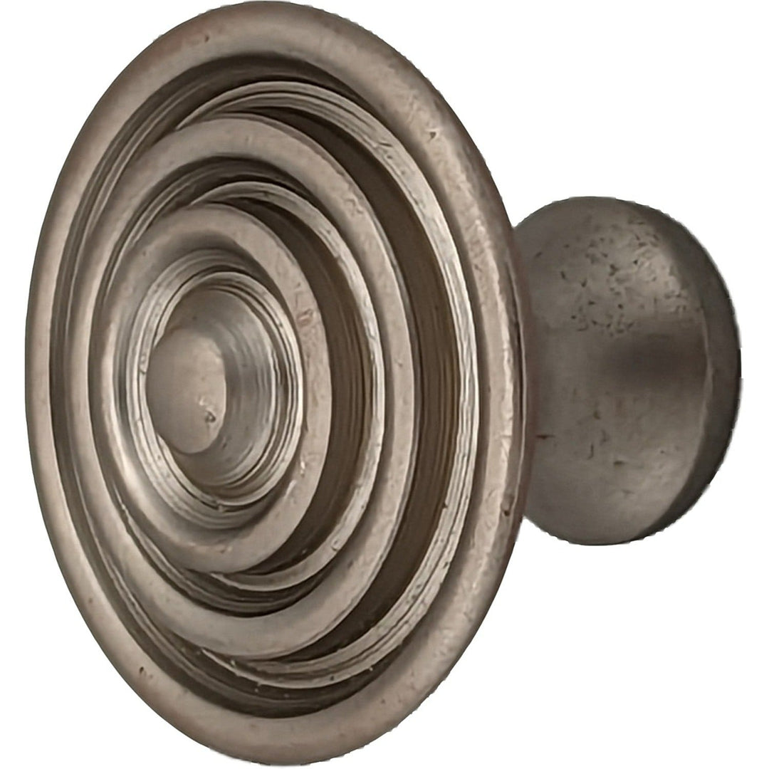 ##Antique Hardware## 1 1/2 Inch Concentric Circle Cabinet Knob (Several Finishes Available)