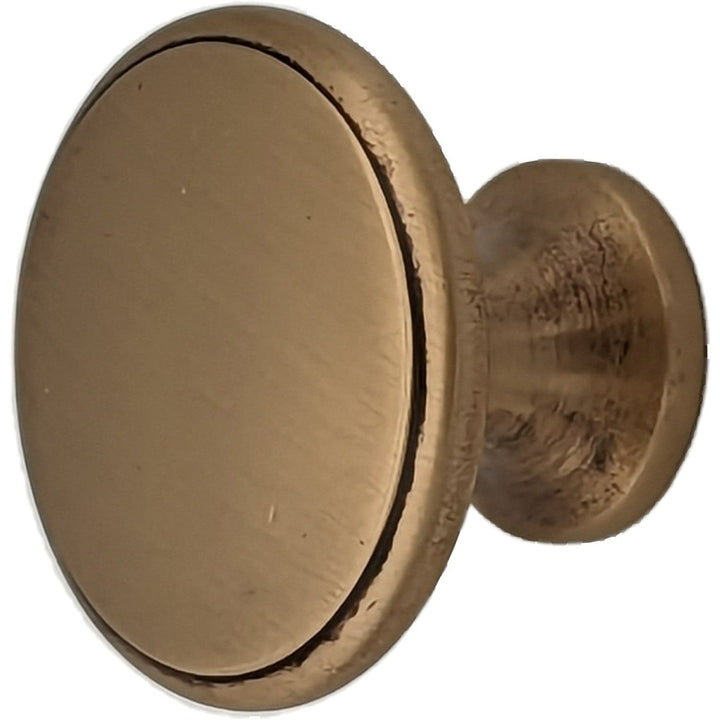 ##Antique Hardware## 1 1/2 Inch Brass Flat Top Cabinet Knob (Several Finishes Available)