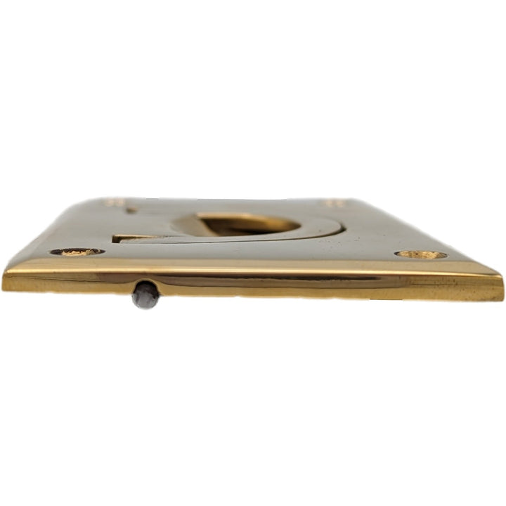 ##Antique Hardware## Solid Brass Recessed Drop Pull