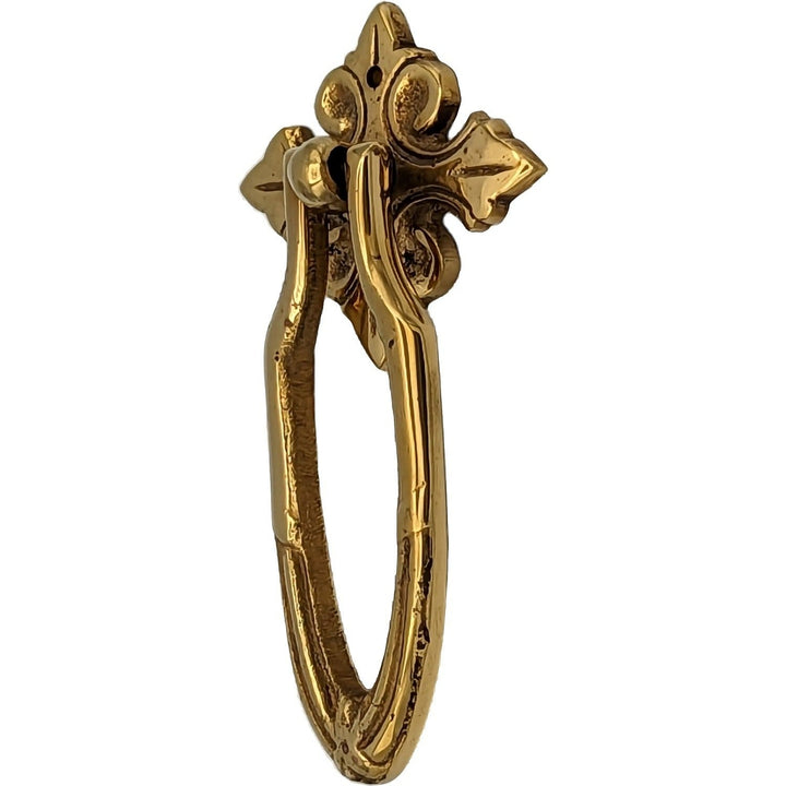 ##Antique Hardware## 3 3/8 Inch Ornate Drop Pull