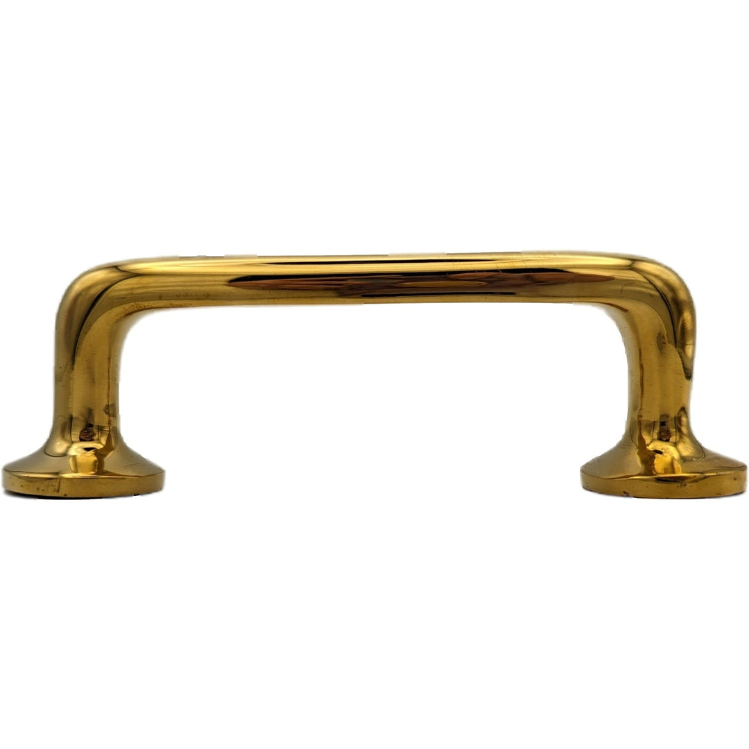 ##Antique Hardware## 5 Inch (4 Inch c-c) Traditional Solid Brass Cabinet Pull