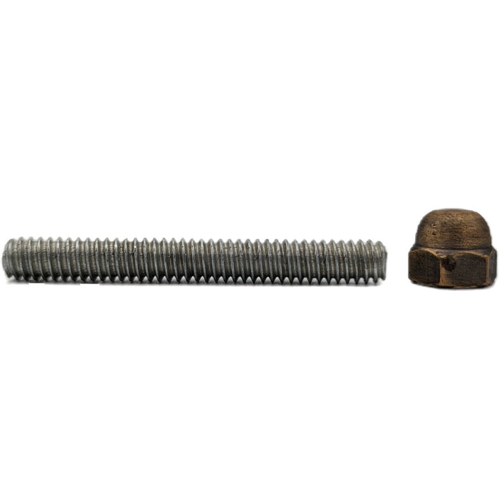 ##Antique Hardware## 1/4"-20 Threaded Machine Screws with Acorn Nuts