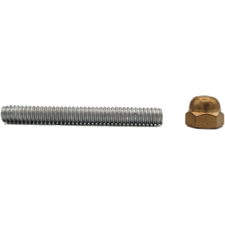 ##Antique Hardware## 1/4"-20 Threaded Machine Screws with Acorn Nuts