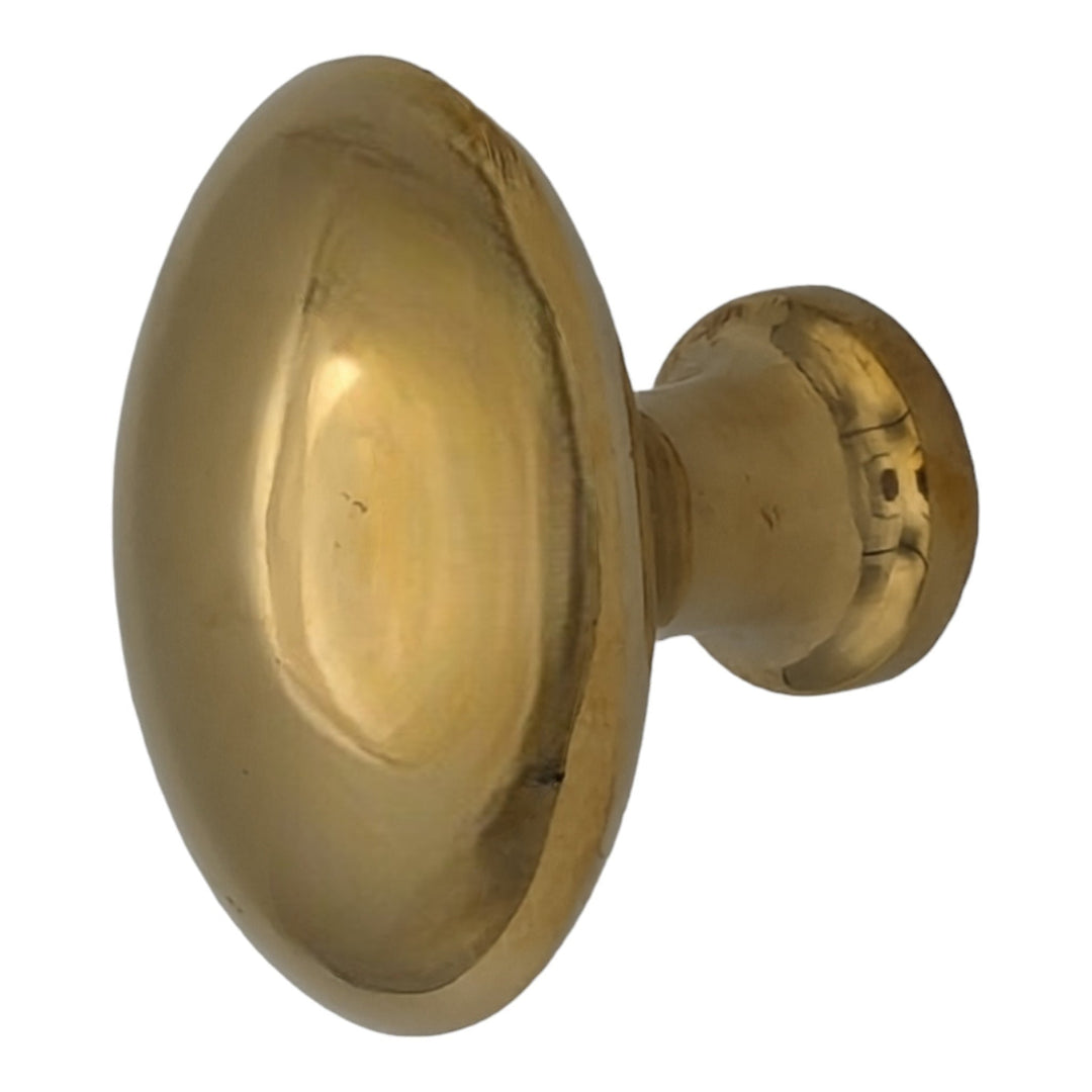 ##Antique Hardware## 1 1/2 Inch Brass Egg Cabinet Knob (Several Finishes Available)