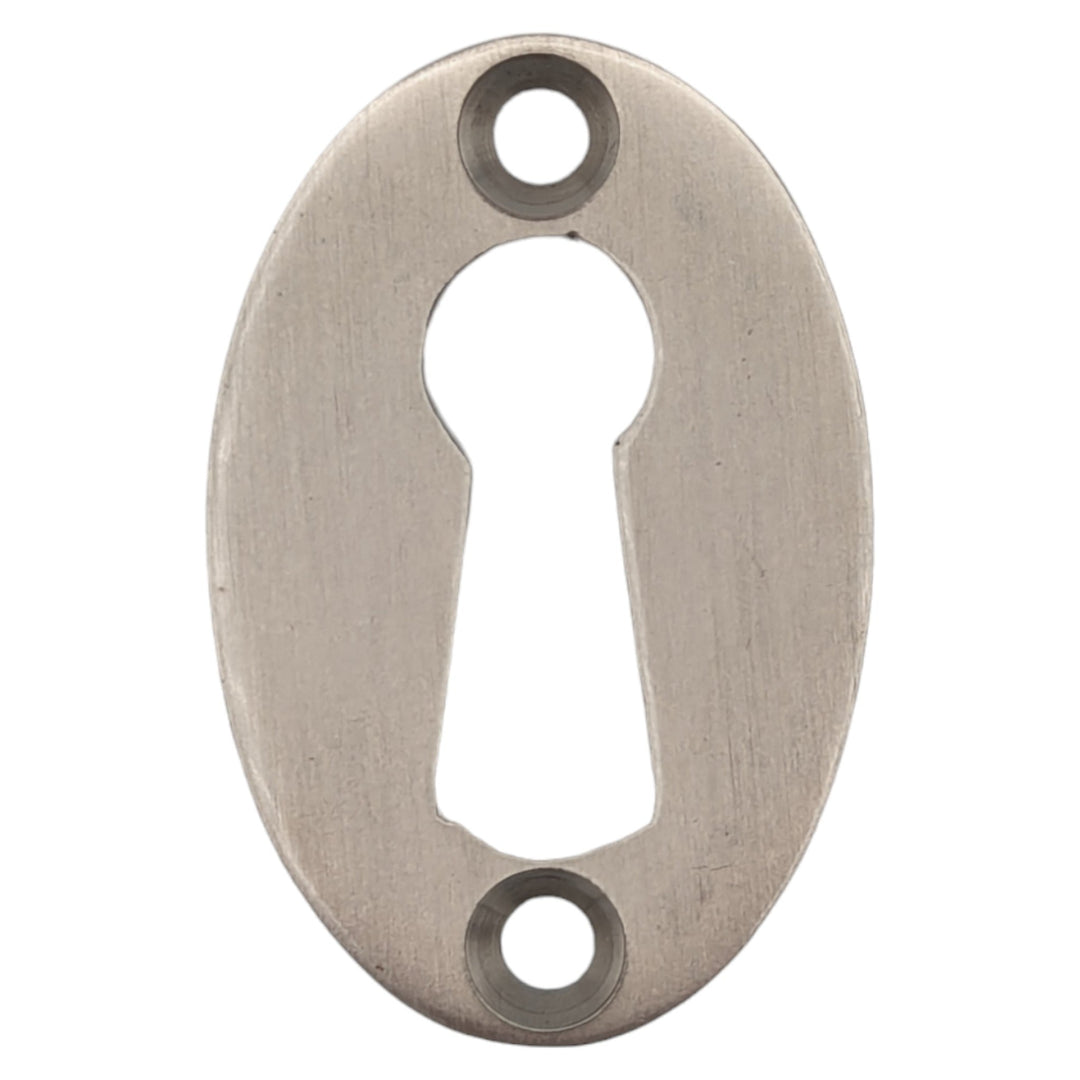 ##Antique Hardware## 1 1/2 Inch Traditional Oval Escutcheon (Several Finishes Available)