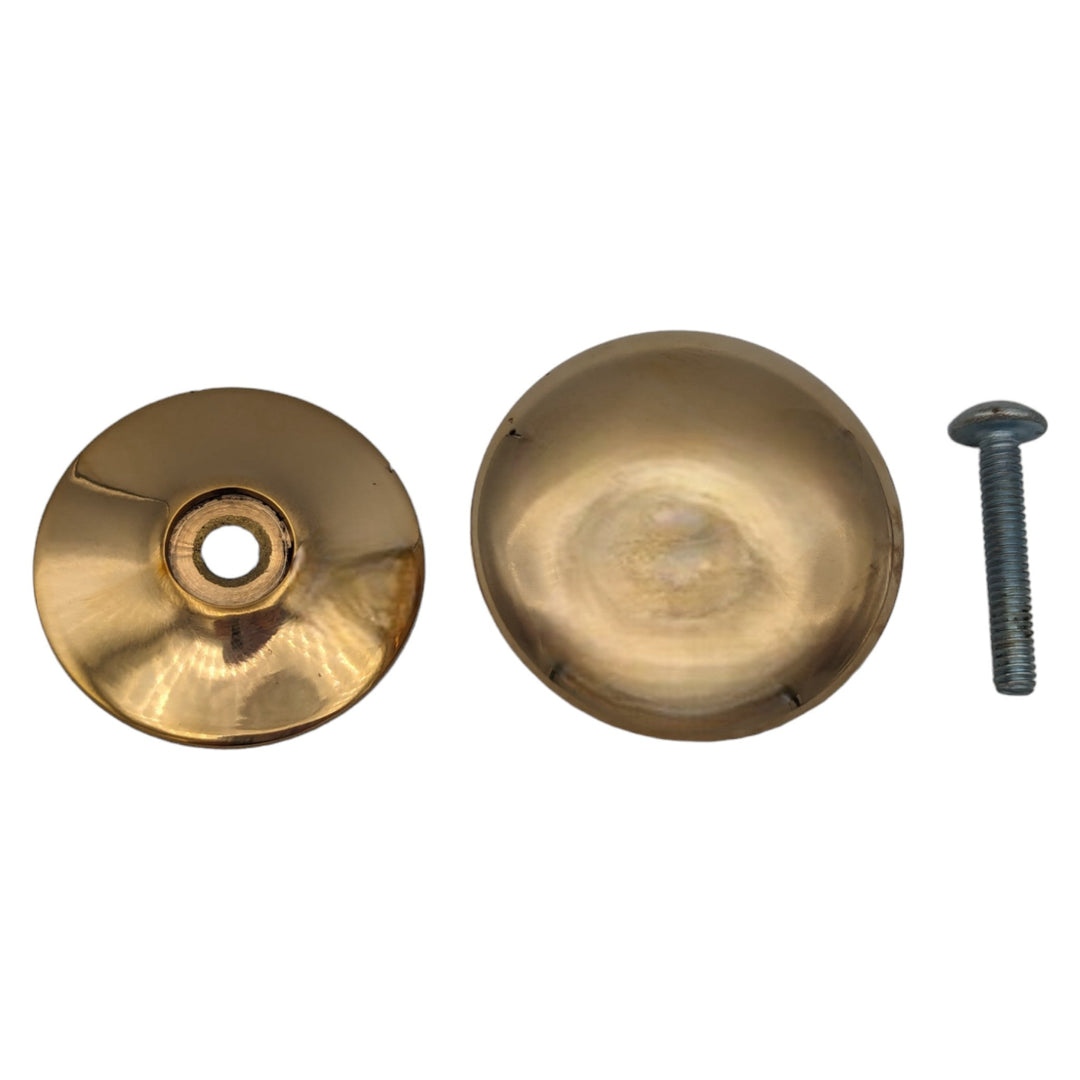 ##Antique Hardware## 1 1/3 Inch Round Cabinet Knob with Backplate (Several Finishes Available)