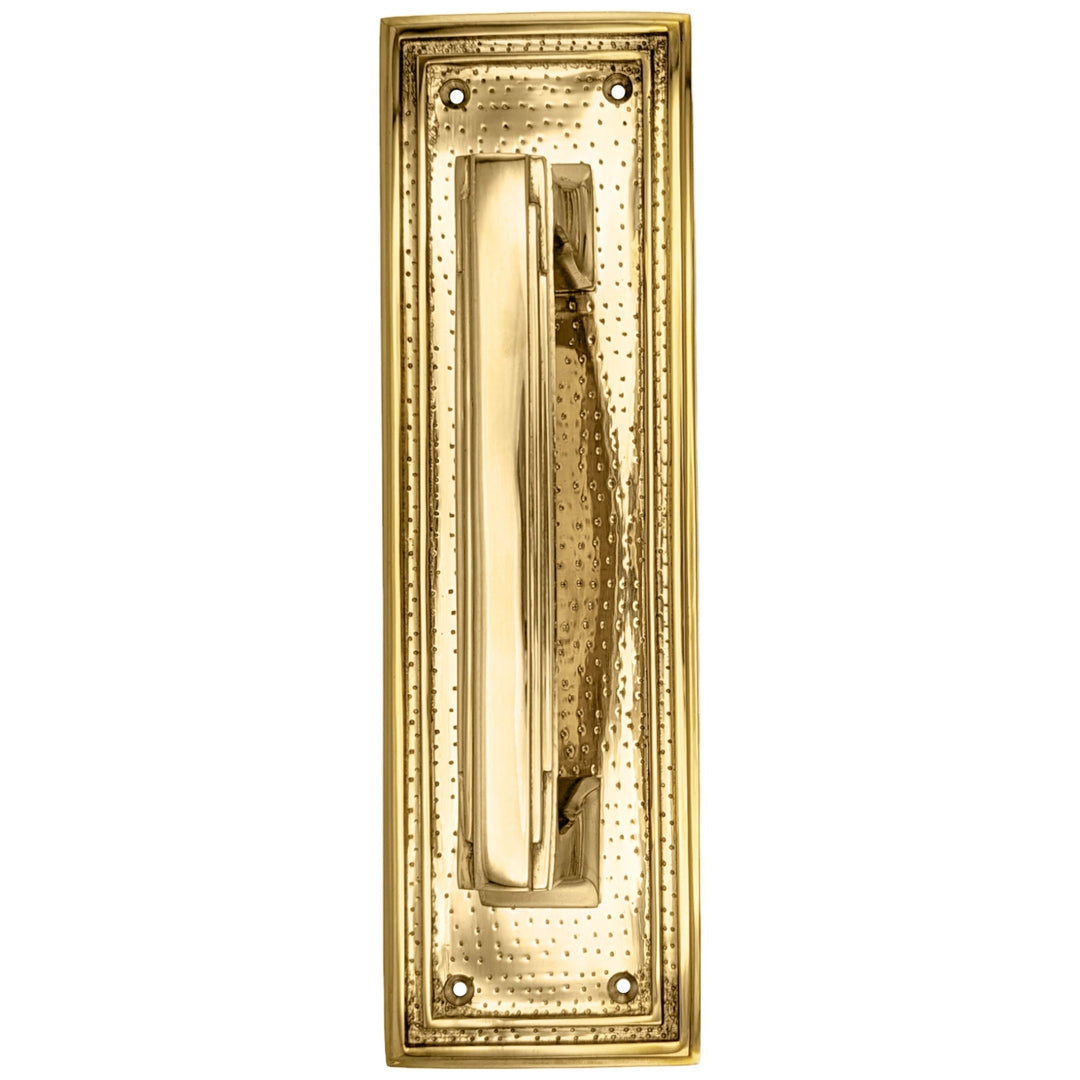 ##Antique Hardware## 10 inch Solid Brass Classic Style Pull Plate (Several Finishes Available)