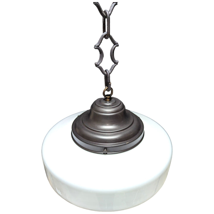 ##Antique Hardware## 28 1/2 Inch Manhattan Skyscraper Nouveau Style Chain Light (Oil Rubbed Bronze Finish)