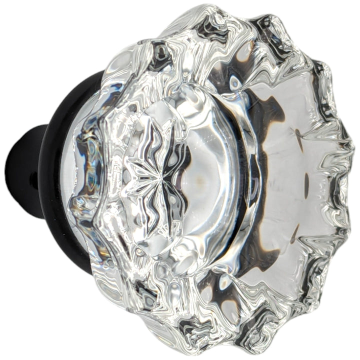 ##Antique Hardware## Fluted Crystal Spare Knob Set (Several Finishes Available)