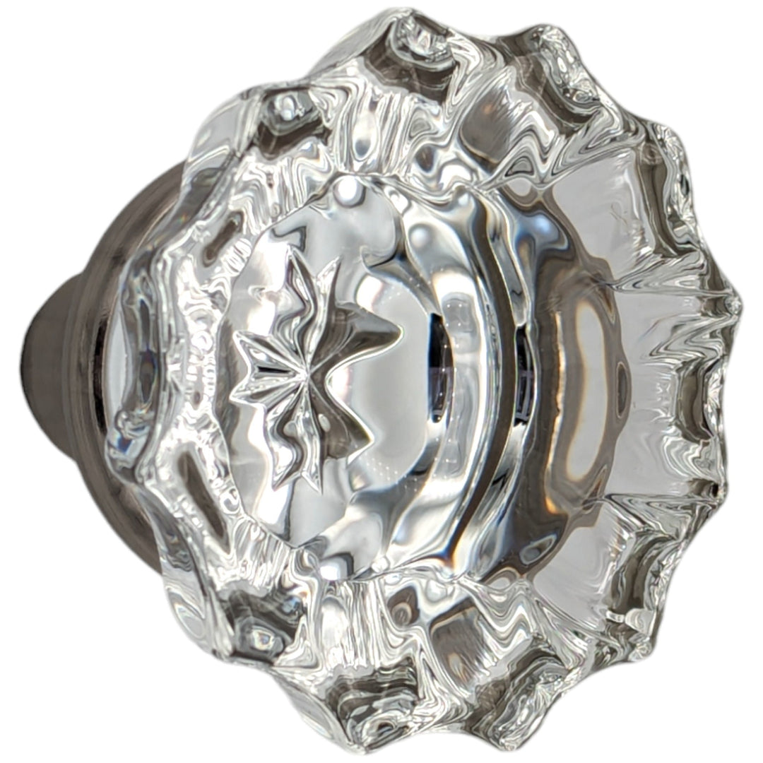 ##Antique Hardware## Fluted Crystal Spare Knob Set (Several Finishes Available)