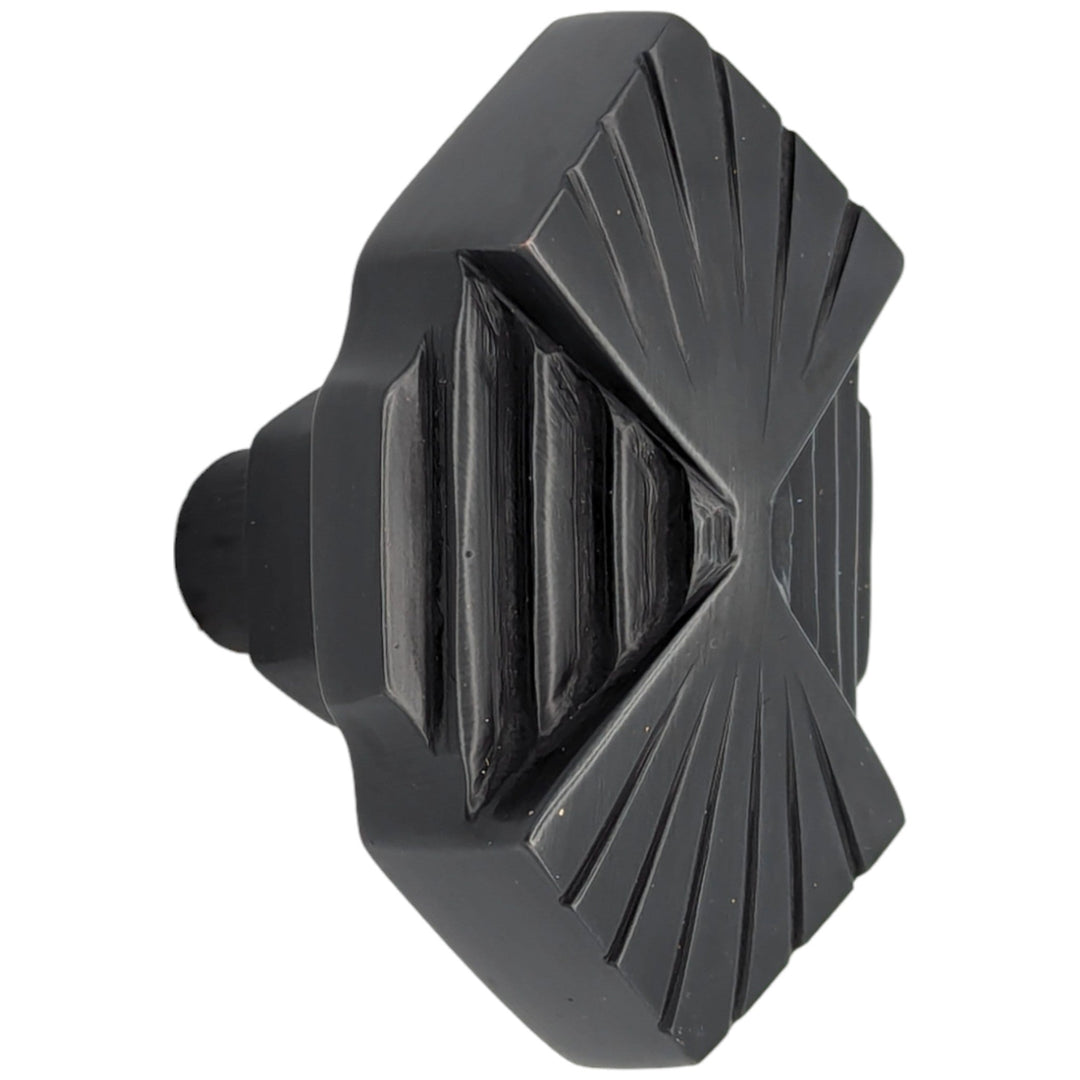 Antique Hardware Art Deco Fanfare Solid Brass Spare Door Knob Set (Several Finishes Available) SPARE DOORKNOBS