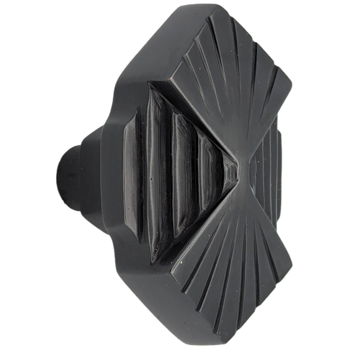 Antique Hardware Art Deco Fanfare Solid Brass Spare Door Knob Set (Several Finishes Available) SPARE DOORKNOBS