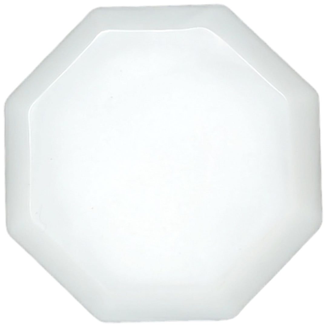 ##Antique Hardware## Octagon Milk Glass Spare Door Knob Set (Several Finishes Available)