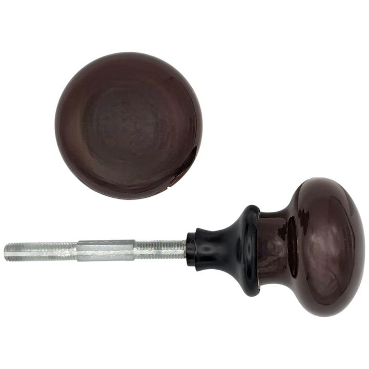 ##Antique Hardware## Brown Porcelain Spare Knob Set (Several Finishes Available)