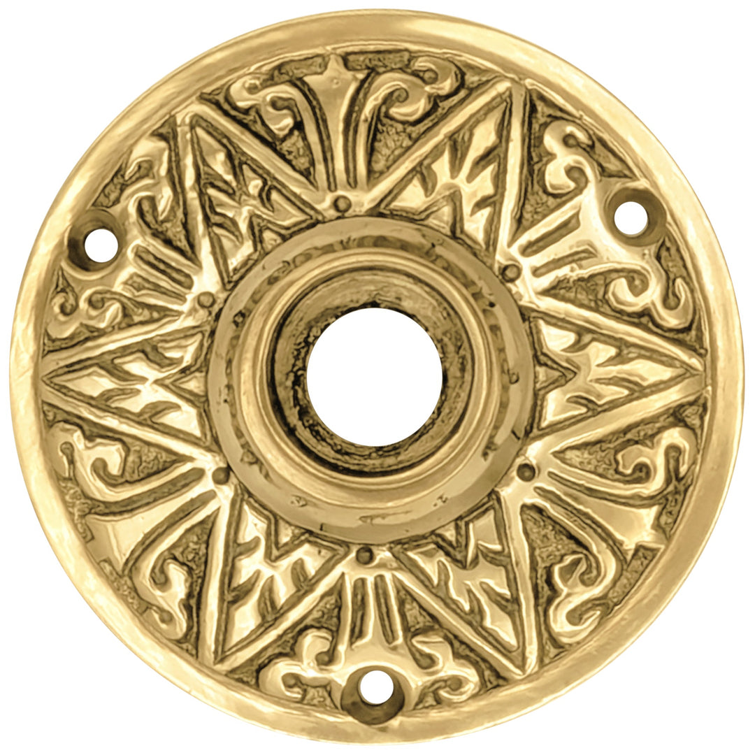 ##Antique Hardware## Eastlake Solid Brass Rosette (Several Finishes Available)