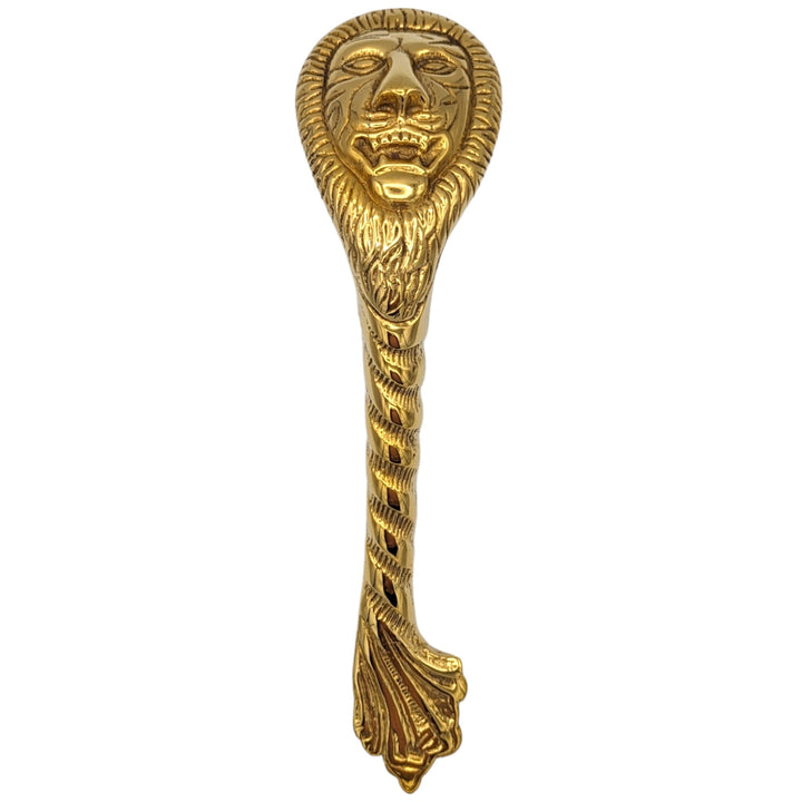 ##Antique Hardware## 10 Inch Ornate Lion's Head Door Pull