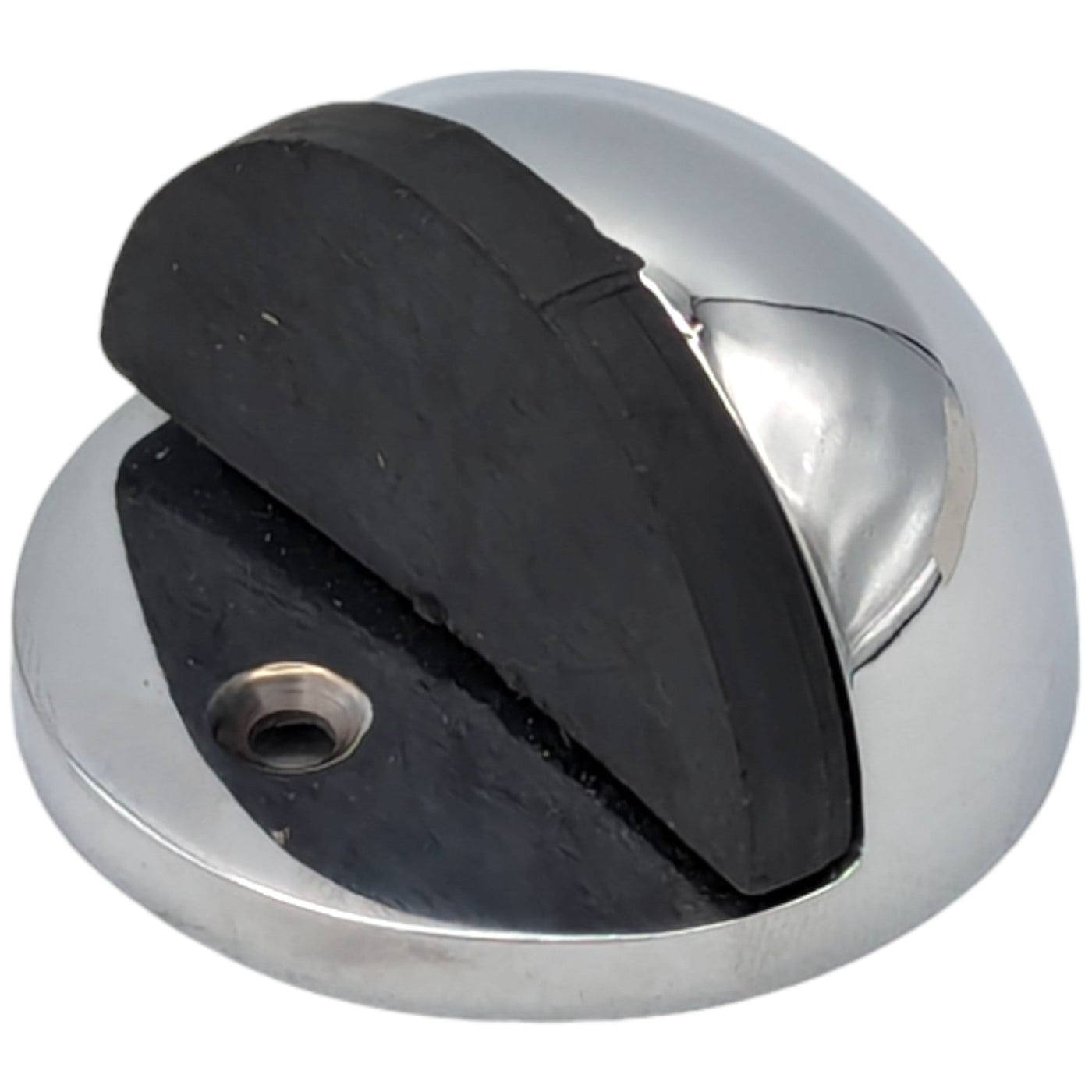 Low Profile Brass Floor Mounted Door Stop (Several Finishes Available)