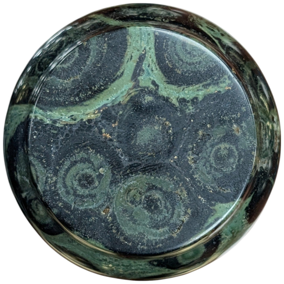 Magnifique™ Classic Door Set with Crocodile Jasper Knobs (Several Finishes Available)