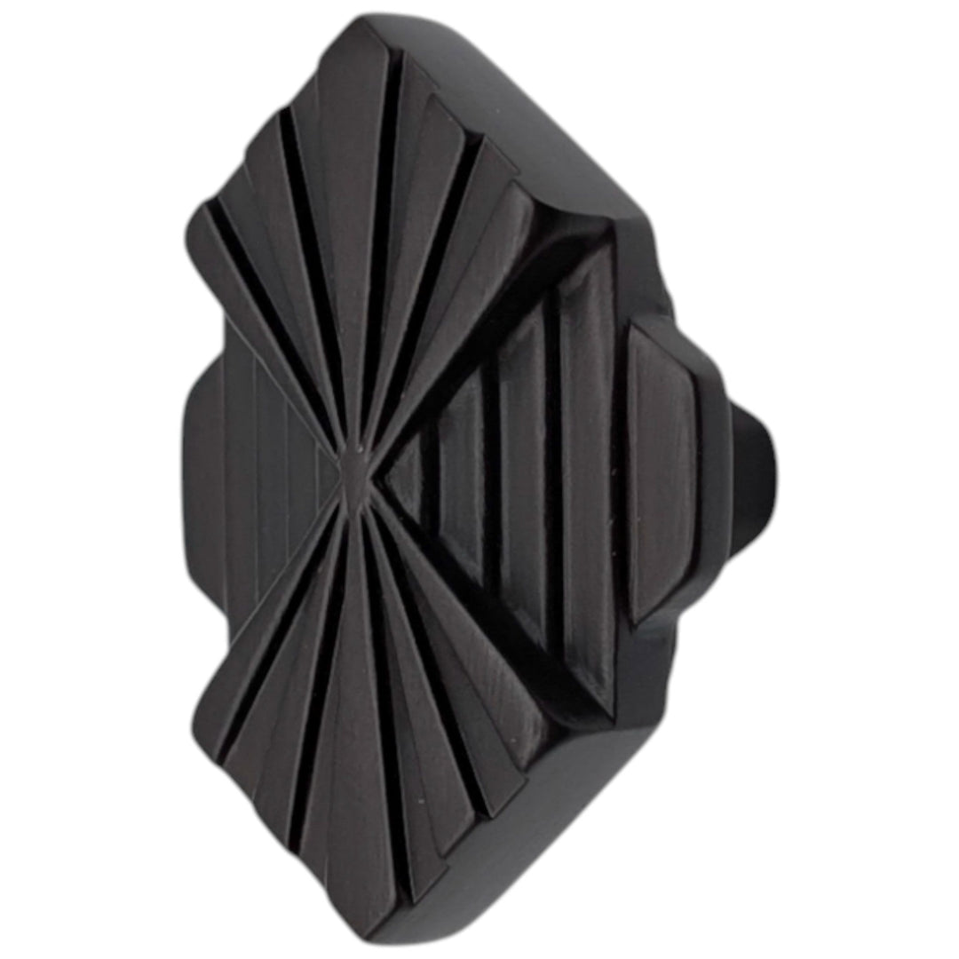 ##Antique Hardware## 1 1/2 inch Moderne Deco Cabinet Knob (Several Finishes Available)