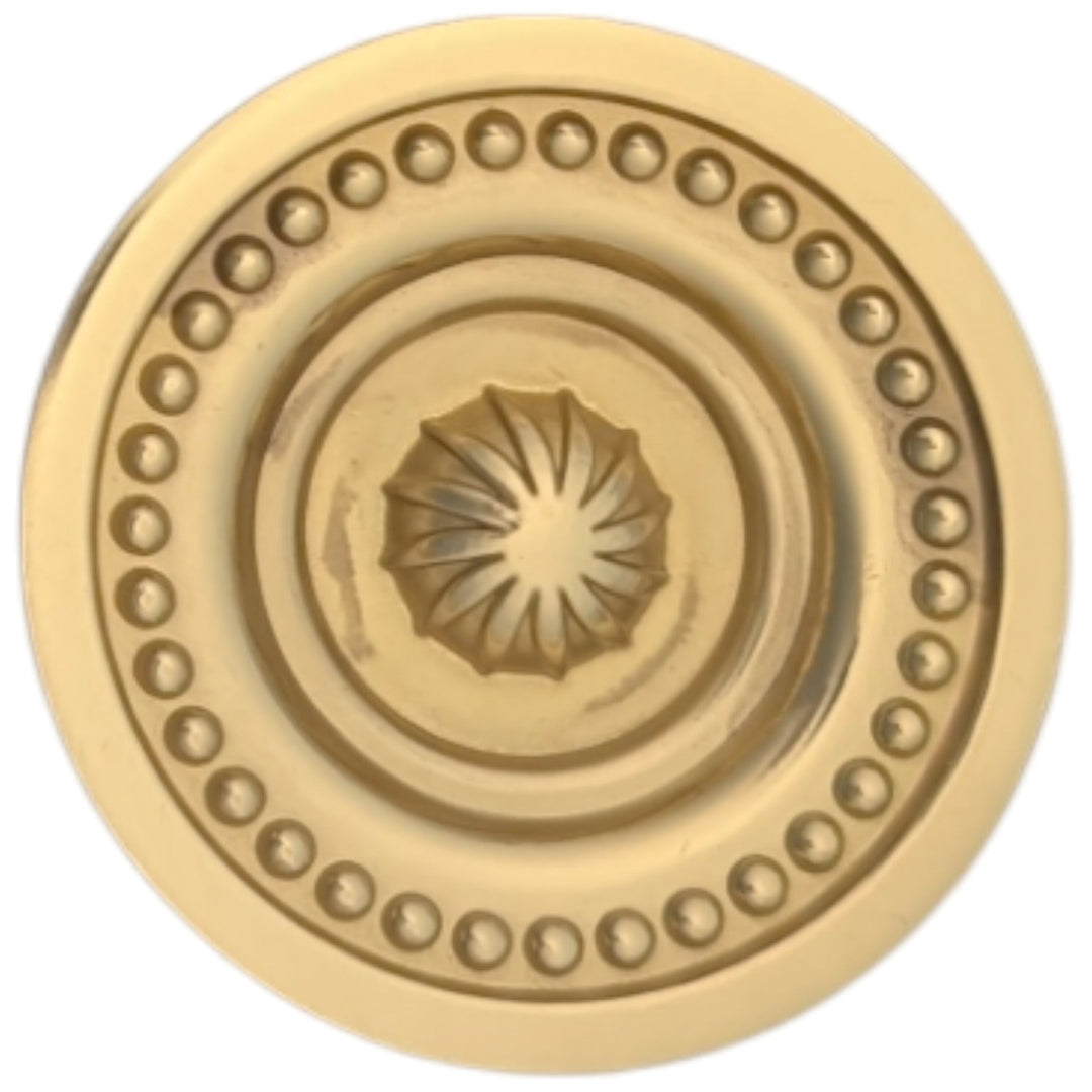 ##Antique Hardware## 2 inch Beaded Imperial Cabinet Knob (Several Finishes Available)