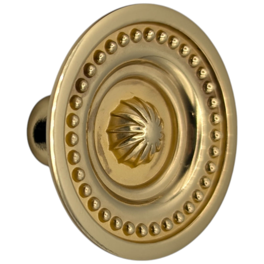 ##Antique Hardware## 2 inch Beaded Imperial Cabinet Knob (Several Finishes Available)