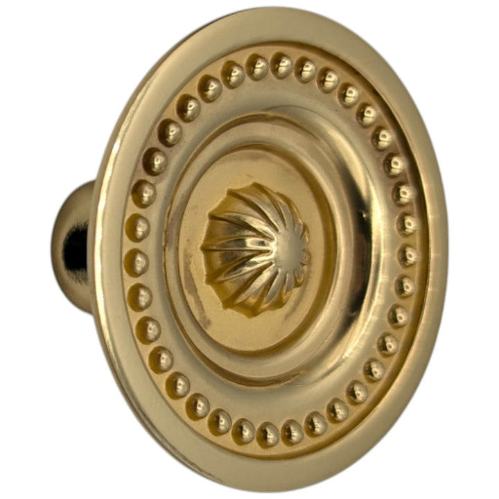 ##Antique Hardware## 2 inch Beaded Imperial Cabinet Knob (Several Finishes Available)
