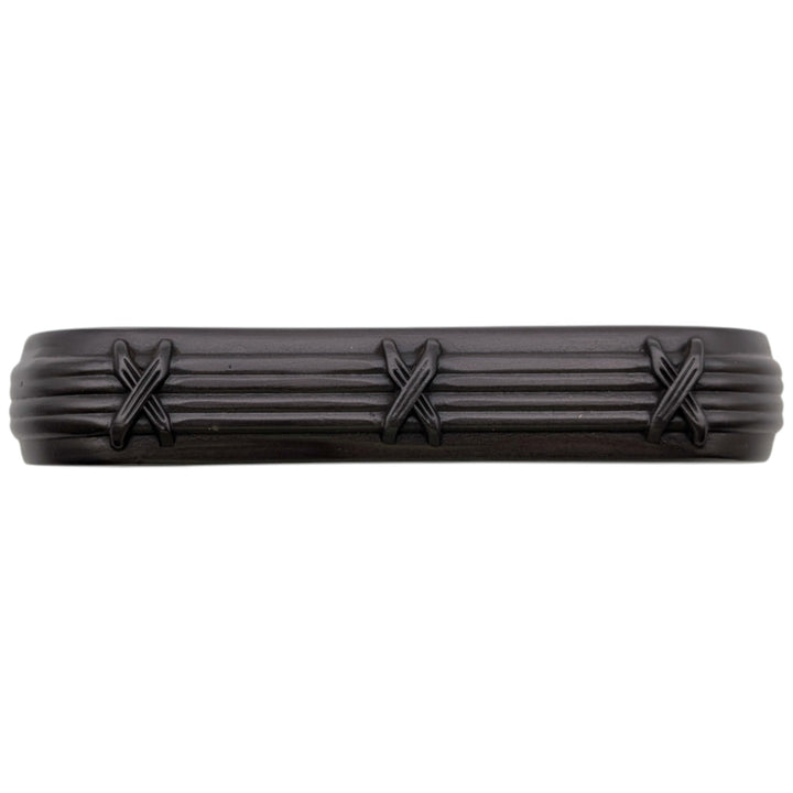 ##Antique Hardware## 3 1/2 inch Overall (3 inch C-C) Ribbon & Reed Trellis Cabinet Pull (Several Finishes Available)