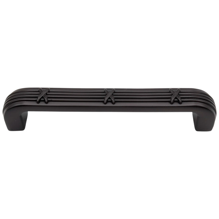 5 Inch Ribbon & Reed Trellis Cabinet Pull (Several Finishes Available)