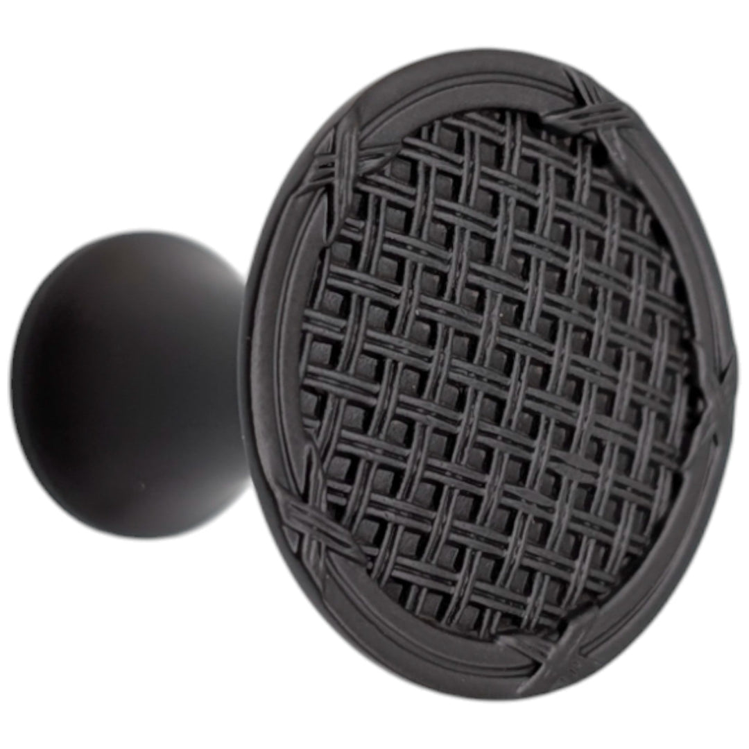 ##Antique Hardware## 1 1/4 inch Ribbon & Reed Trellis Cabinet Knob (Several Finishes Available)