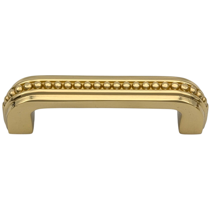 ##Antique Hardware## 3 1/2 inch Overall (3 inch C-C) Beaded Signature Cabinet Pull (Several Finishes Available)