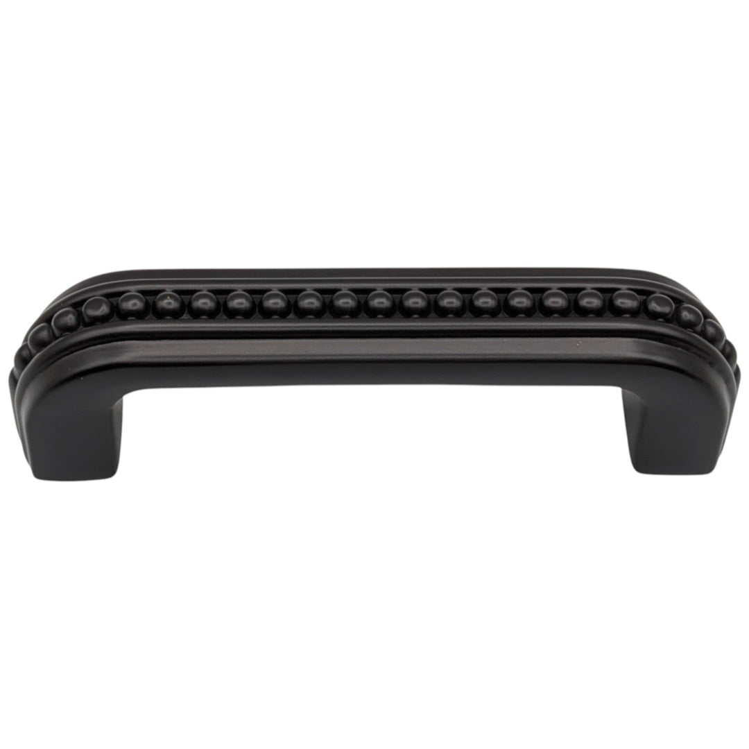 ##Antique Hardware## 3 1/2 inch Overall (3 inch C-C) Beaded Signature Cabinet Pull (Several Finishes Available)