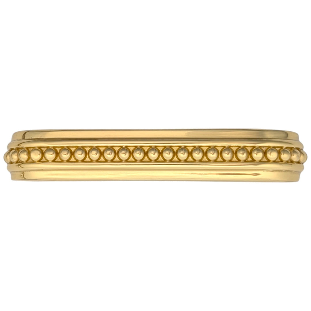 ##Antique Hardware## 3 1/2 inch Overall (3 inch C-C) Beaded Signature Cabinet Pull (Several Finishes Available)