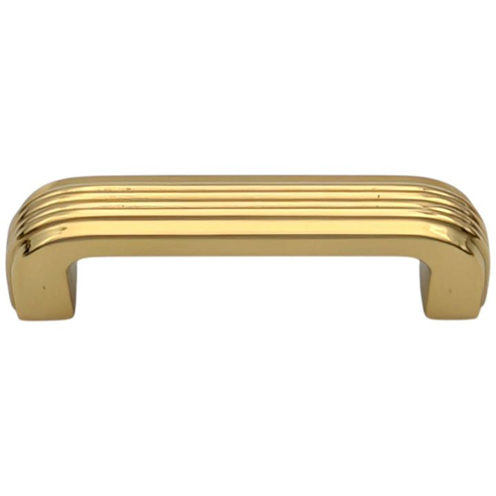 ##Antique Hardware## 3 1/2 inch Overall (3 inch C-C) Moderne Deco Cabinet Pull (Several Finishes Available)