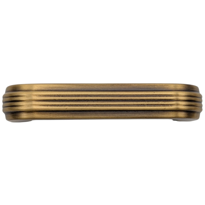 ##Antique Hardware## 3 1/2 inch Overall (3 inch C-C) Moderne Deco Cabinet Pull (Several Finishes Available)