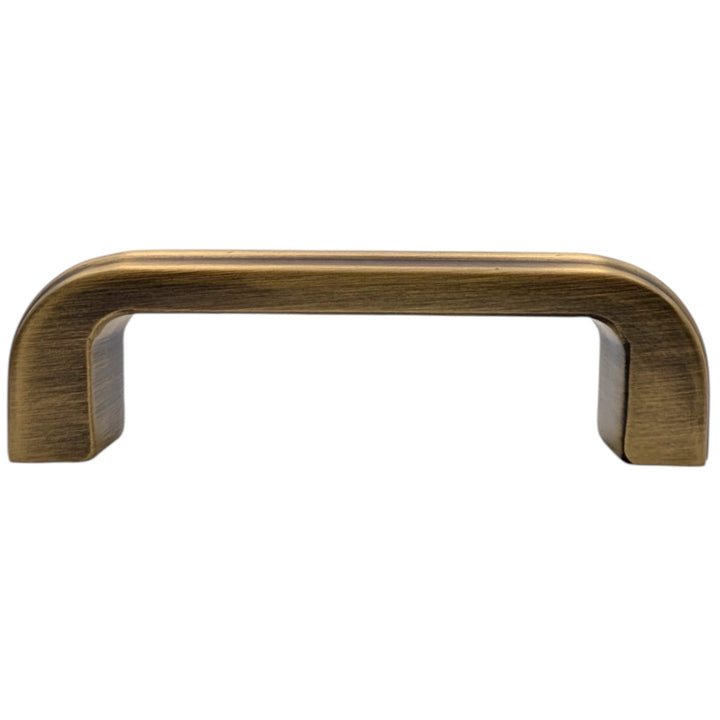 ##Antique Hardware## 3 1/2 inch Overall (3 inch C-C) Moderne Deco Cabinet Pull (Several Finishes Available)