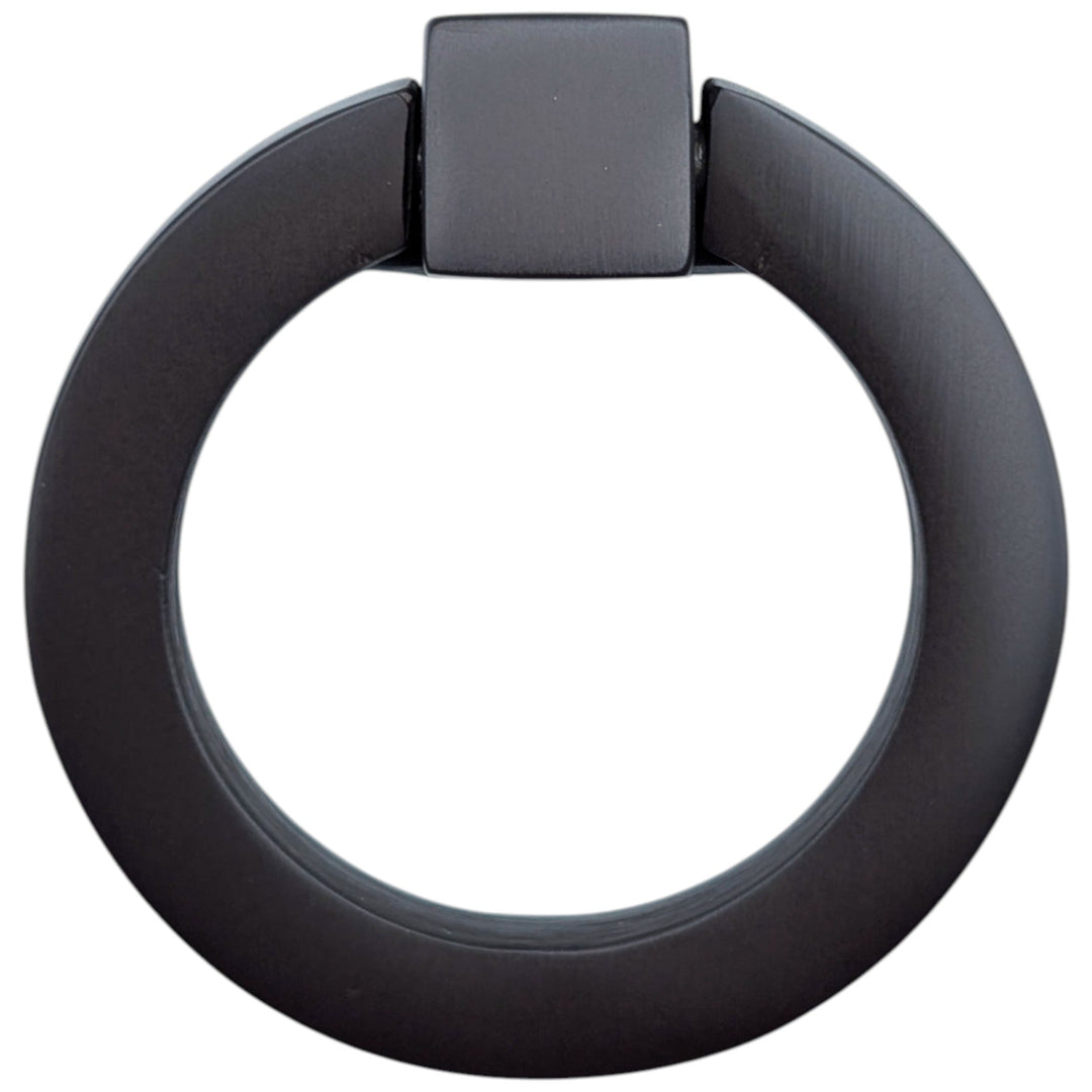 ##Antique Hardware## 2 1/2 Inch Mission Style Solid Brass Drawer Ring Pull (Several Finishes Available)