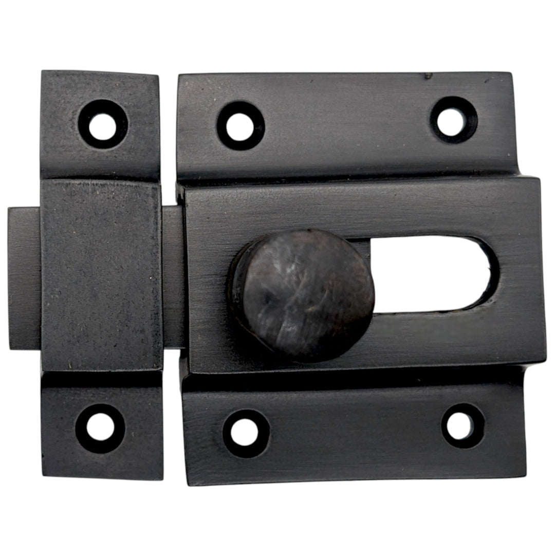 ##Antique Hardware## 2 1/4 Inch Solid Brass Cabinet Latch (Several Finishes Available)