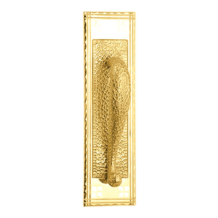 12 Inch Arts & Crafts Style Door Pull & Plate (Several Finishes Available)